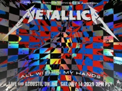 Metallica - 2020 Kii Arens Poster All Within My Hands Live FOIL Foil Posters