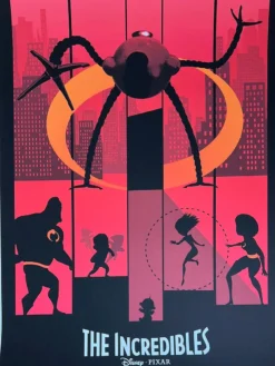The Incredibles - 2021 Raid71 Poster Movie Print