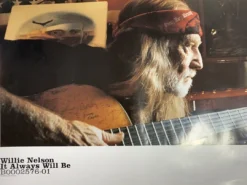 Sold Out Posters Willie Nelson - Original Promo Poster Vinyl Insert 24x15 Record Art
