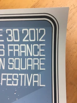 Pearl Jam - 2012 Greg Simkins Poster Craola Arras, France Main Square Festival Gig Posters