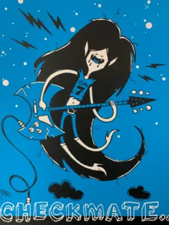 Adventure Time - Glenn Barr Poster Checkmate Cartoon Network Movie/TV Posters