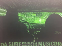 Gig Posters Nada Surf - 2008 Daniel Danger Poster Milan, ITA Musicdrome