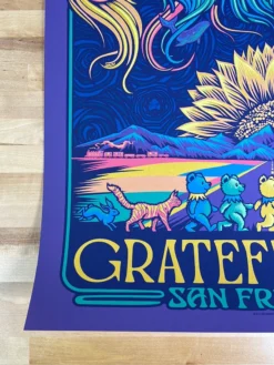 Grateful Dead - 2021 Todd Slater Poster San Francisco, CA Variant Gig Posters