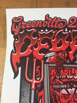 Ames Brothers Gig Posters Pearl Jam - 2016 Ames Design Poster Greenville, SC Bon Secours Wellness Arena 13 Ames Brothers Gig Posters Pearl Jam - 2016 Ames Design Poster Greenville, SC Bon Secours Wellness Arena