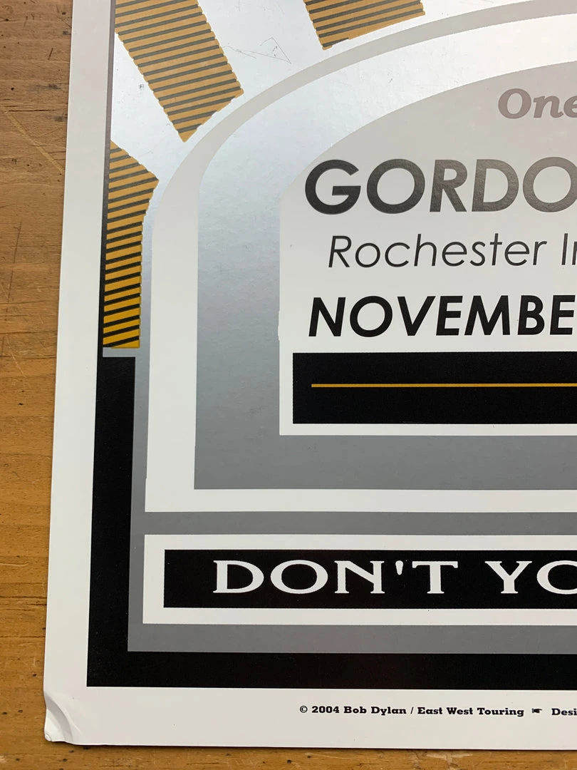 Bob Dylan - 2004 Geoff Gans Poster Rochester, NY Gordon Field House SILVER Varia 7 Bob Dylan - 2004 Geoff Gans Poster Rochester, NY Gordon Field House SILVER Varia