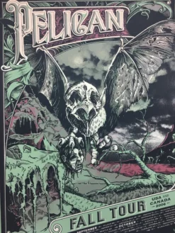 Pelican - 2006 Burlesque Of North America Poster Multiple Venues - Red Variant