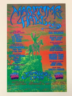 Mark Henson Gig Posters MHP 56 Bad Religion - 1999 Poster Maritime Hall San Fran 1st