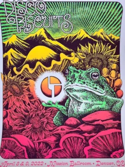Colorado Disco Biscuits - 2022 Nathaniel Deas Poster Denver, CO Mission