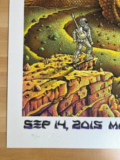 Gig Posters Foo Fighters - 2015 Emek Poster Print Portland, OR Moda Center AE