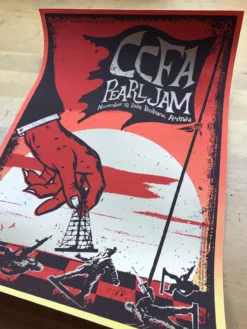 Pearl Jam - 2006 Todd Slater Poster CCFA Australia Hawaii