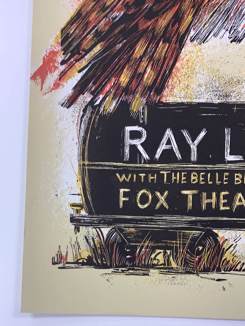 Gig Posters Ray Lamontagne - 2014 Dan Grzeca Poster Tucson, AZ Fox Theatre 8 Gig Posters Ray Lamontagne - 2014 Dan Grzeca Poster Tucson, AZ Fox Theatre