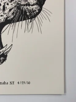 Gig Posters Napalm Death & Melvins - 2016 Fugscreens Studios Poster Omaha, NE 4/25