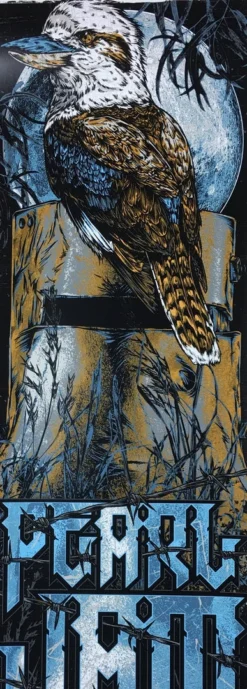 Pearl Jam - 2014 Rhys Cooper Poster Melbourne, AUS Flemington Racecourse