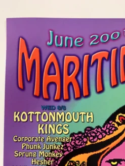 The Artworks MHP 122 - 2001 Poster Maritime Hall San Fran 1st Gig Posters