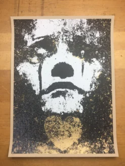 Winter Hearts - 2009 Jacob Bannon Art Print Gold Variant