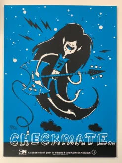 Adventure Time - Glenn Barr Poster Checkmate Cartoon Network Movie/TV Posters