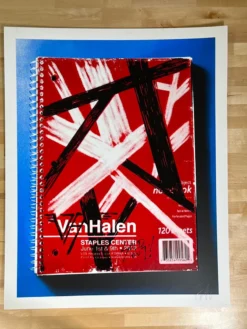 Gig Posters Van Halen - 2012 Kii Arens Poster Los Angeles, CA Staples Center