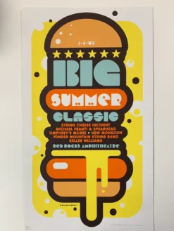 Big Summer Classic (2) - 2005 Ames Brothers Poster Morrison, CO Red Rocks