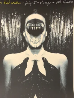 The Dead Weather 2009 Rob Jones Poster (with Damage) Chicago Vic Night 2 S/N Chicago, IL