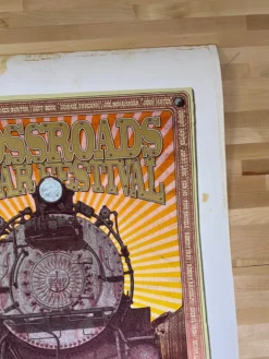 Crossroads Guitar Festival - 2007/2010 Chuck Sperry Poster, Eric Clapton Test Print