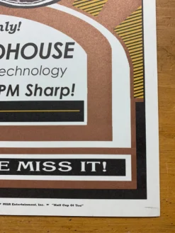 Bob Dylan - 2004 Geoff Gans Poster Rochester, NY Gordon Field House