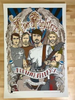Foo Fighters - 2005 Rhys Cooper Poster Melbourne, AUS Gig Posters