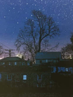 Blue Windows Behind The Stars - 2011 Dan McCarthy Poster Art Print