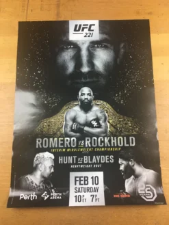 Sold Out Posters UFC 221 - 2018 Poster Romero Vs Rockhold Interim Middleweight Championship 7 Sold Out Posters UFC 221 - 2018 Poster Romero Vs Rockhold Interim Middleweight Championship
