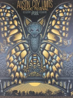 Austin City Limits Festival - 2017 Todd Slater Poster Zilker Park Austin, TX ACL