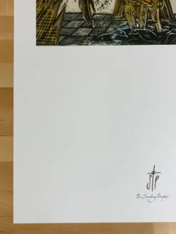 Gig Posters The Smashing Pumpkins - 2000 Vasily Kafanov Lithograph Machina Poster