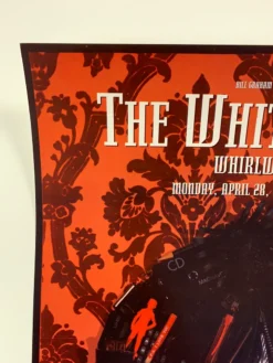 Gig Posters The White Stripes - 2003 4/28 Poster Jason Mecier Warfield Theatre San Fran 1st