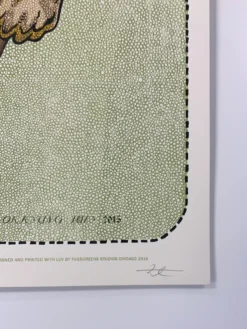 Gig Posters Swans - 2016 Fugscreens Studios Poster Carrboro, NC Cat's Cradle