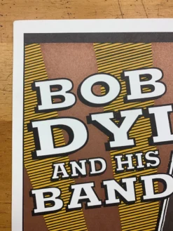 Bob Dylan - 2004 Geoff Gans Poster Rochester, NY Gordon Field House