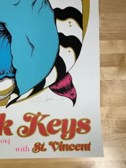 The Black Keys - 2014 Galen McKamy Poster Richmond, VA Gig Posters