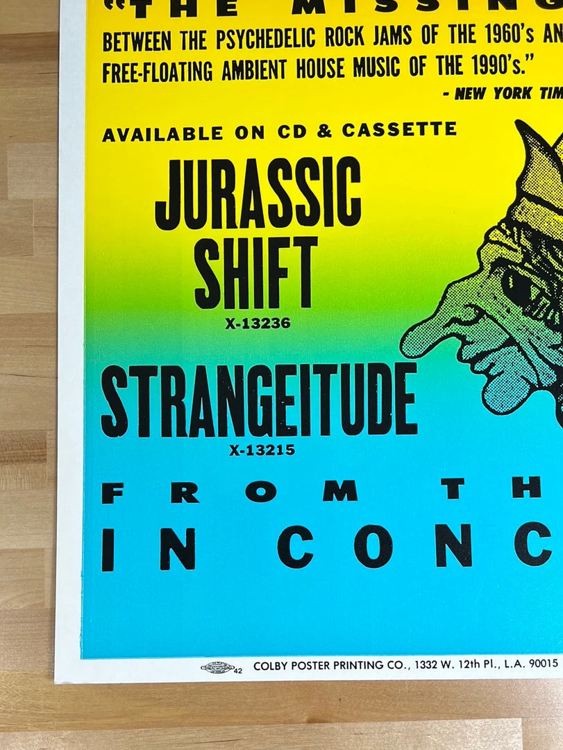 Colby Poster Printing Ozric Tentacles - 1990's Colby Poster UK, LA 8 Colby Poster Printing Ozric Tentacles - 1990's Colby Poster UK, LA