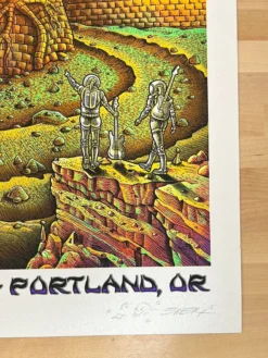 Gig Posters Foo Fighters - 2015 Emek Poster Print Portland, OR Moda Center AE
