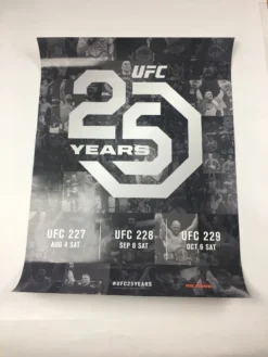 Sold Out Posters UFC 25 Years - 2018 Poster 227, 228, 229