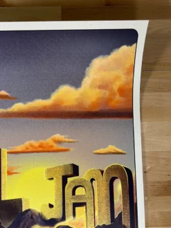 Railey Bace Prints Pearl Jam - 2021 Bailey Race Poster Missoula, MT Streaming AP Gig Posters