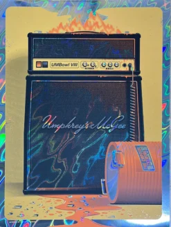 Foil Posters Umphrey's McGee - 2021 Mike Tallman Poster Port Chester, NY FOIL
