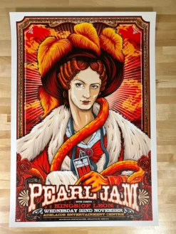 Gig Posters Pearl Jam - 2006 Ken Taylor Poster Adelaide, AUS