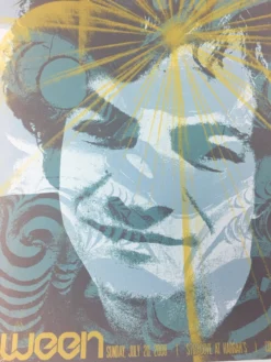 Gig Posters Ween - 2008 Todd Slater Poster Council Bluffs, IA Stir Cove At Harrah's