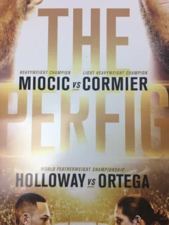 Sold Out Posters UFC 226 - 2018 Poster Miocic Vs Cormier, Holloway Vs Ortega