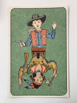 Art Prints Cowboy And Indian - Fugscreens Studios Poster Art Print