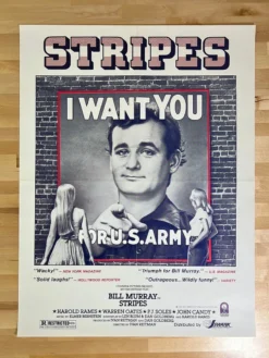 Sold Out Posters Stripes - 1981 Bill Murray Movie Poster Original Vintage 19x25 Movie/TV Posters