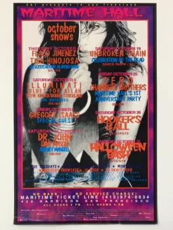 Gig Posters MHP 22 Maritime Hall - 1996 Kathie Hughston Poster October San Fran 1st