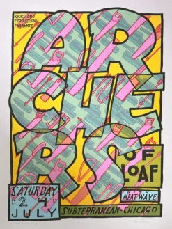 Archers Of Loaf - 2021 Jay Ryan Poster Chicago, IL
