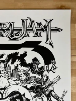 Ames Brothers Gig Posters Pearl Jam - 2014 Ames Bros Poster St. Paul, MN Xcel Energy Center NIGHT RAID