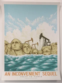 An Inconvenient Sequel - 2017 Justin Santora Poster Al Gore Truth To Power Movie/TV Posters