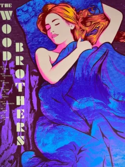 The Wood Brothers - 2016 Kyle Baker Poster Northeast Tour