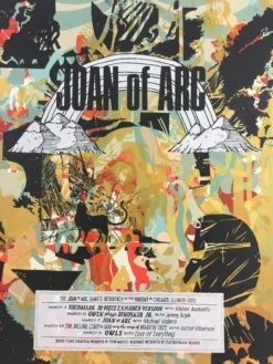 Joan Of Arc - 2015 Landland Poster Chicago, IL The Hideout